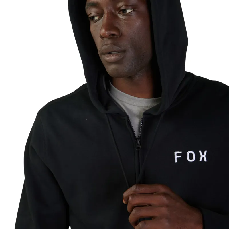 Fox Flora Zip Fleece Hoodie Black-5