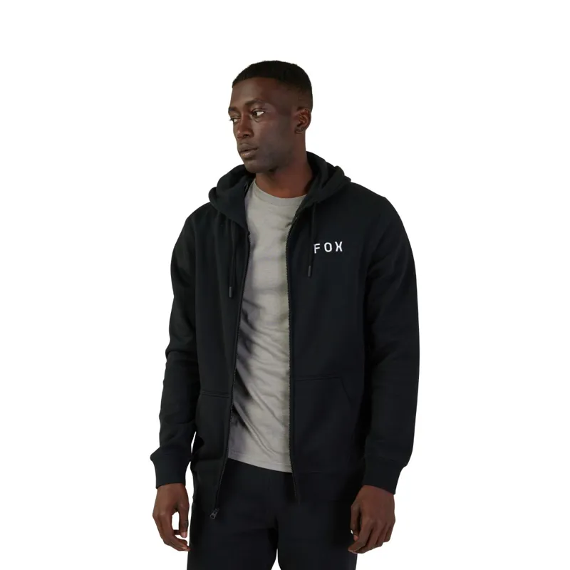 Fox Flora Zip Fleece Hoodie Black-4