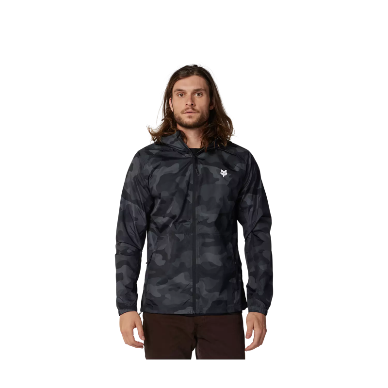 Fox Head Camo Windbreaker Black Camouflage-2
