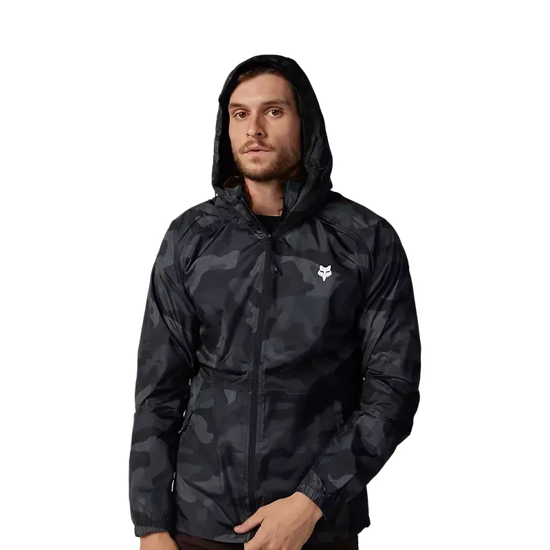 Fox Head Camo Windbreaker Black Camouflage