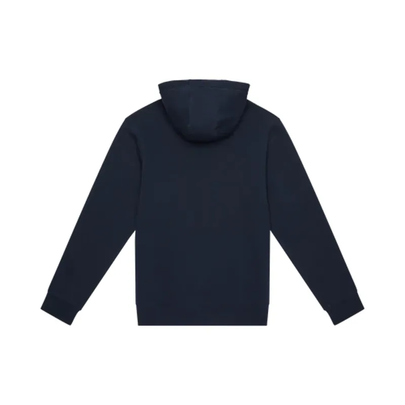 Fox Image Skull Fleece Pullover Hoodie Midnight-1