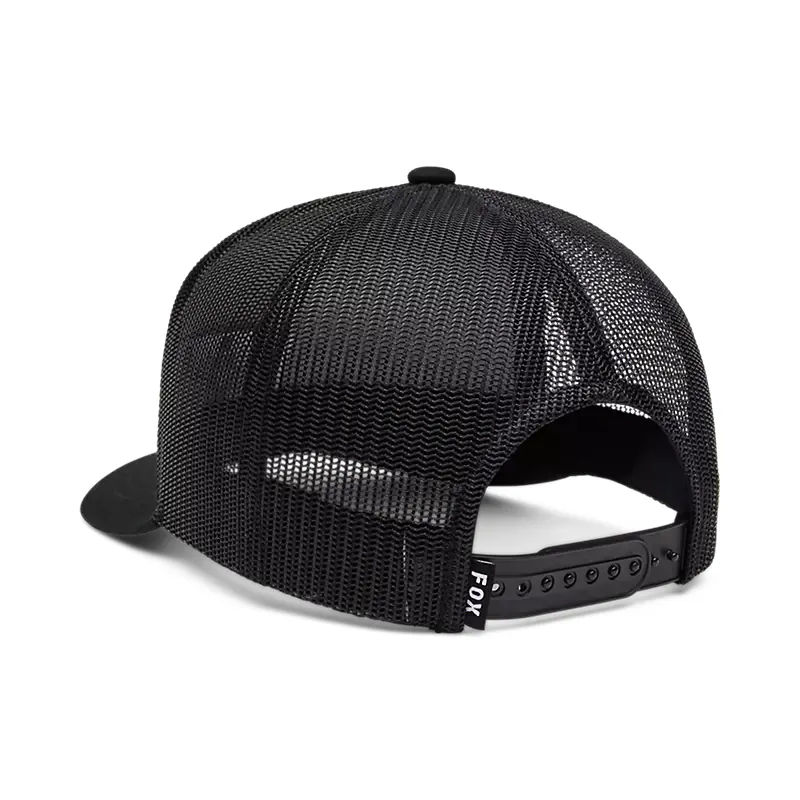 Fox Image Trucker Hat Black-1