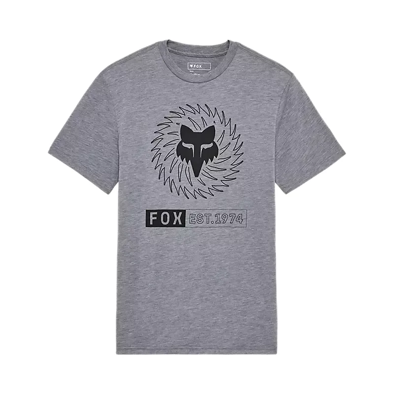 Fox Kairos Tech Short Sleeve Tee Shirt Heather Graphite