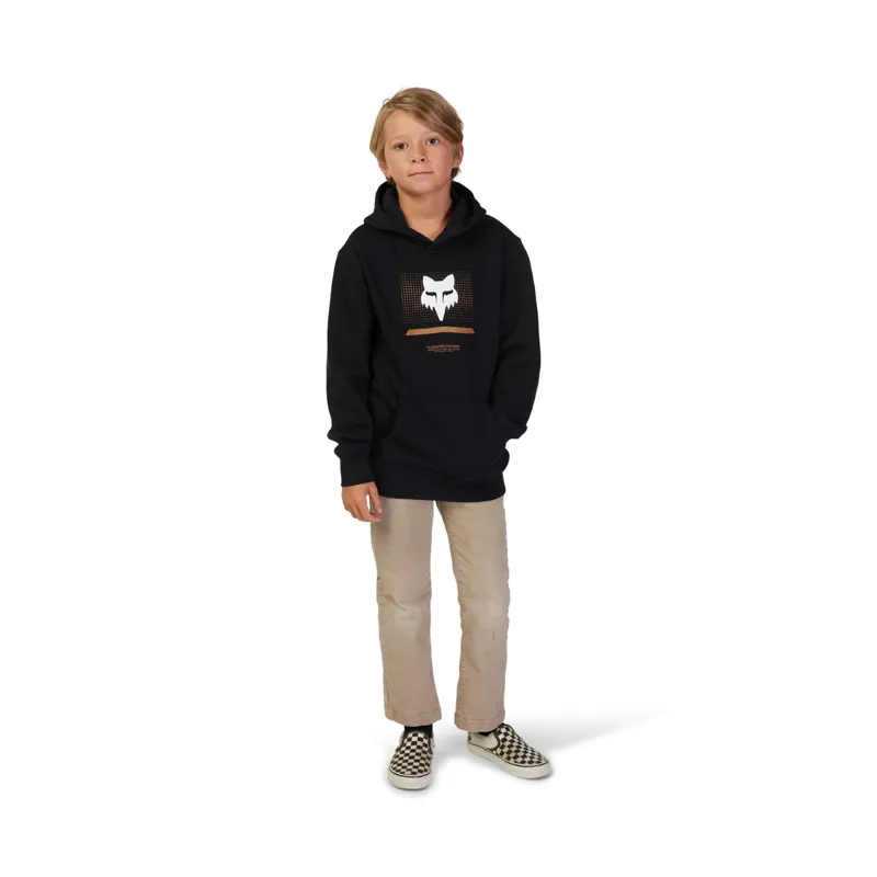 Fox Optical Youth Pullover Fleece Hoodie Black-4
