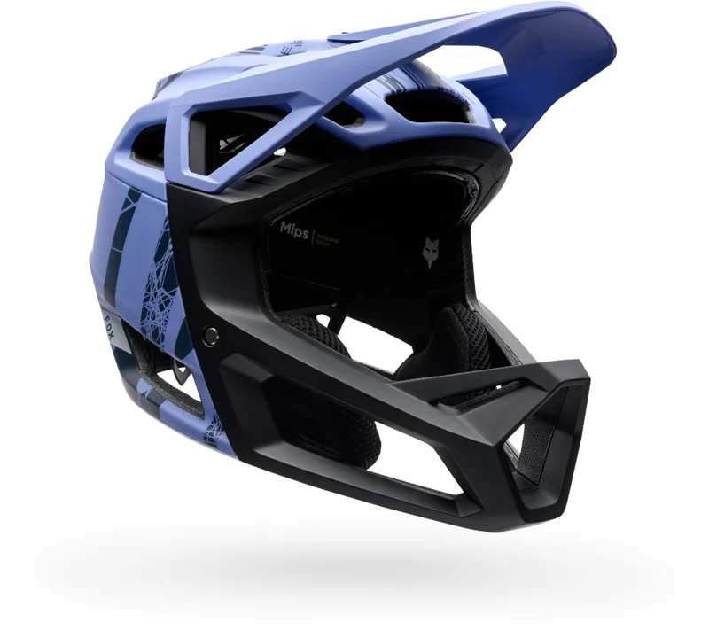 Fox Proframe RS Diffuse MTB Full Face Helmet Purple Dove