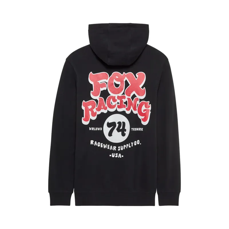 Fox Racewear Fleece Pullover Hoodie Black-1