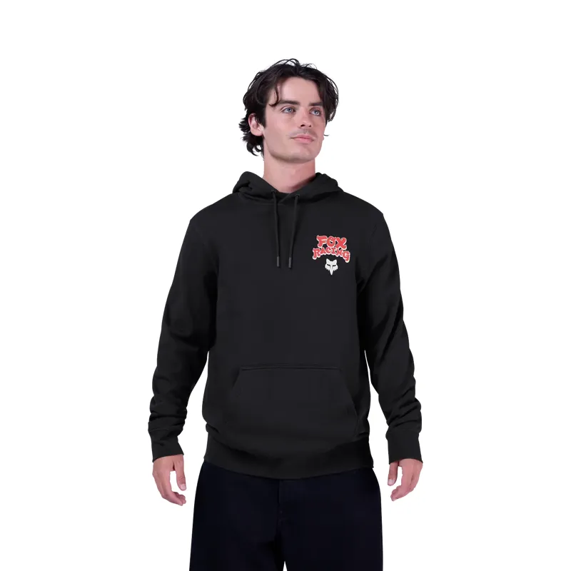 Fox Racewear Fleece Pullover Hoodie Black-2