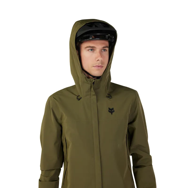 Fox Ranger 2.5L Water MTB Jacket Olive Green-8