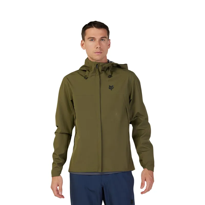 Fox Ranger 2.5L Water MTB Jacket Olive Green-1