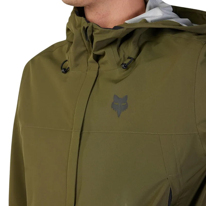 Fox Ranger 2.5L Water MTB Jacket Olive Green-4