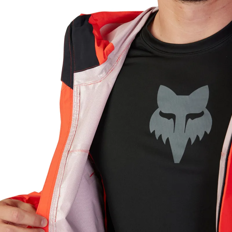 Fox Ranger 2.5L Water MTB Jacket Orange Flame-6