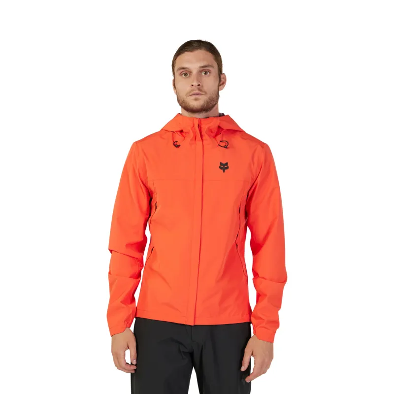 Fox Ranger 2.5L Water MTB Jacket Orange Flame-1