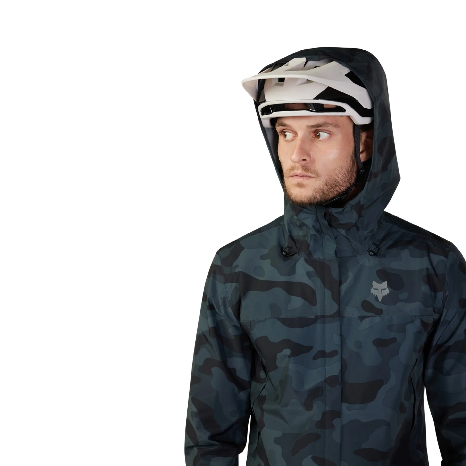 Fox Ranger Water MTB Jacket Black Camo