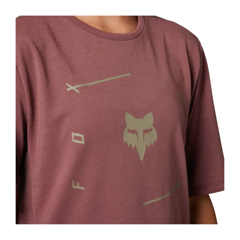 Fox Ranger Drirelease Veni Youth Short Sleeve Jersey Cordovan-3