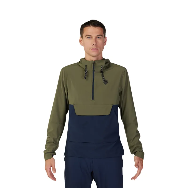 Fox Ranger Wind MTB Pullover Olive Green-1