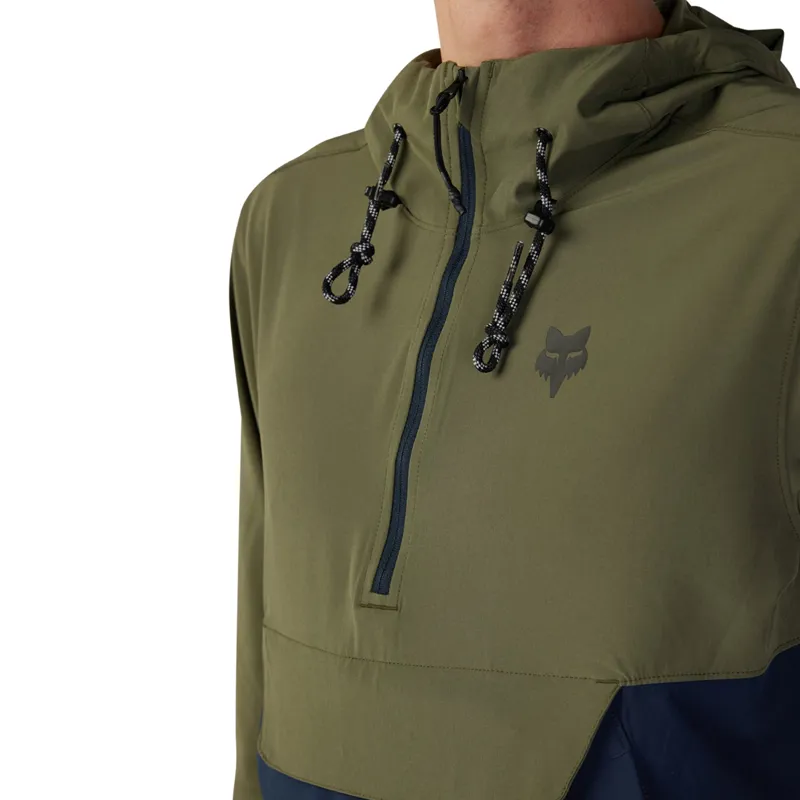 Fox Ranger Wind MTB Pullover Olive Green-3