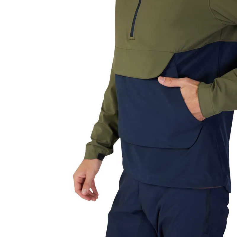 Fox Ranger Wind MTB Pullover Olive Green-5