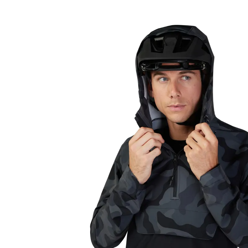 Fox Ranger Wind MTB Pullover Black Camo-7