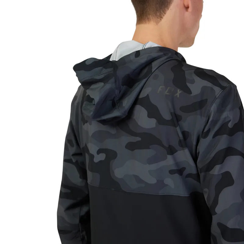 Fox Ranger Wind MTB Pullover Black Camo-2