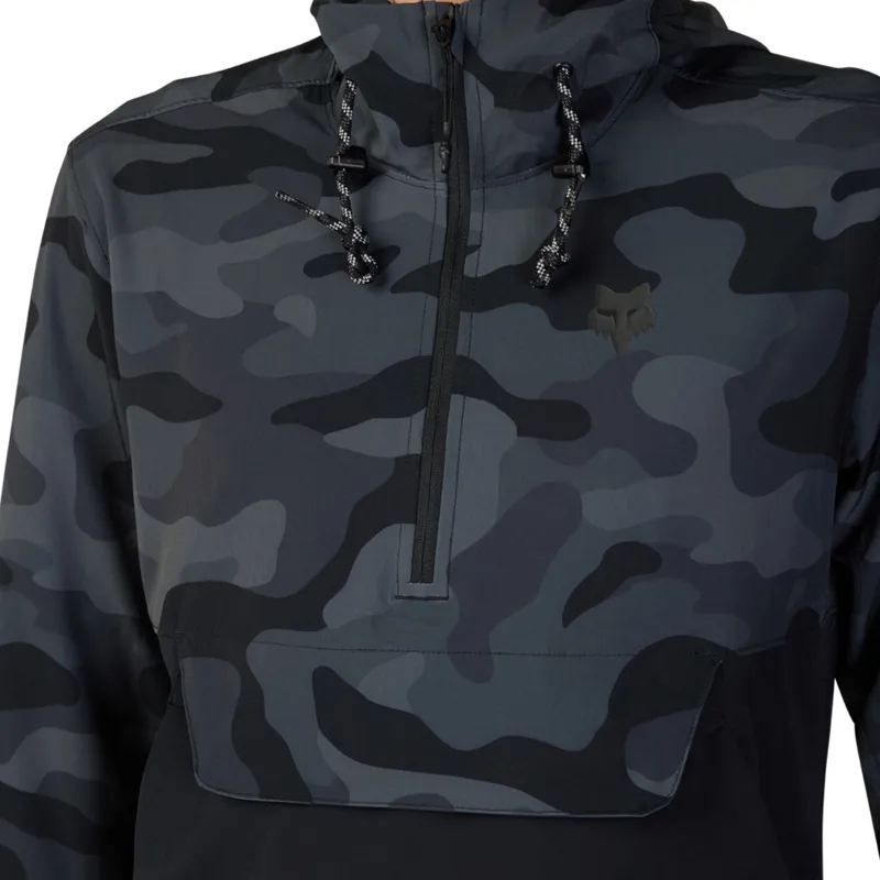 Fox Ranger Wind MTB Pullover Black Camo-3