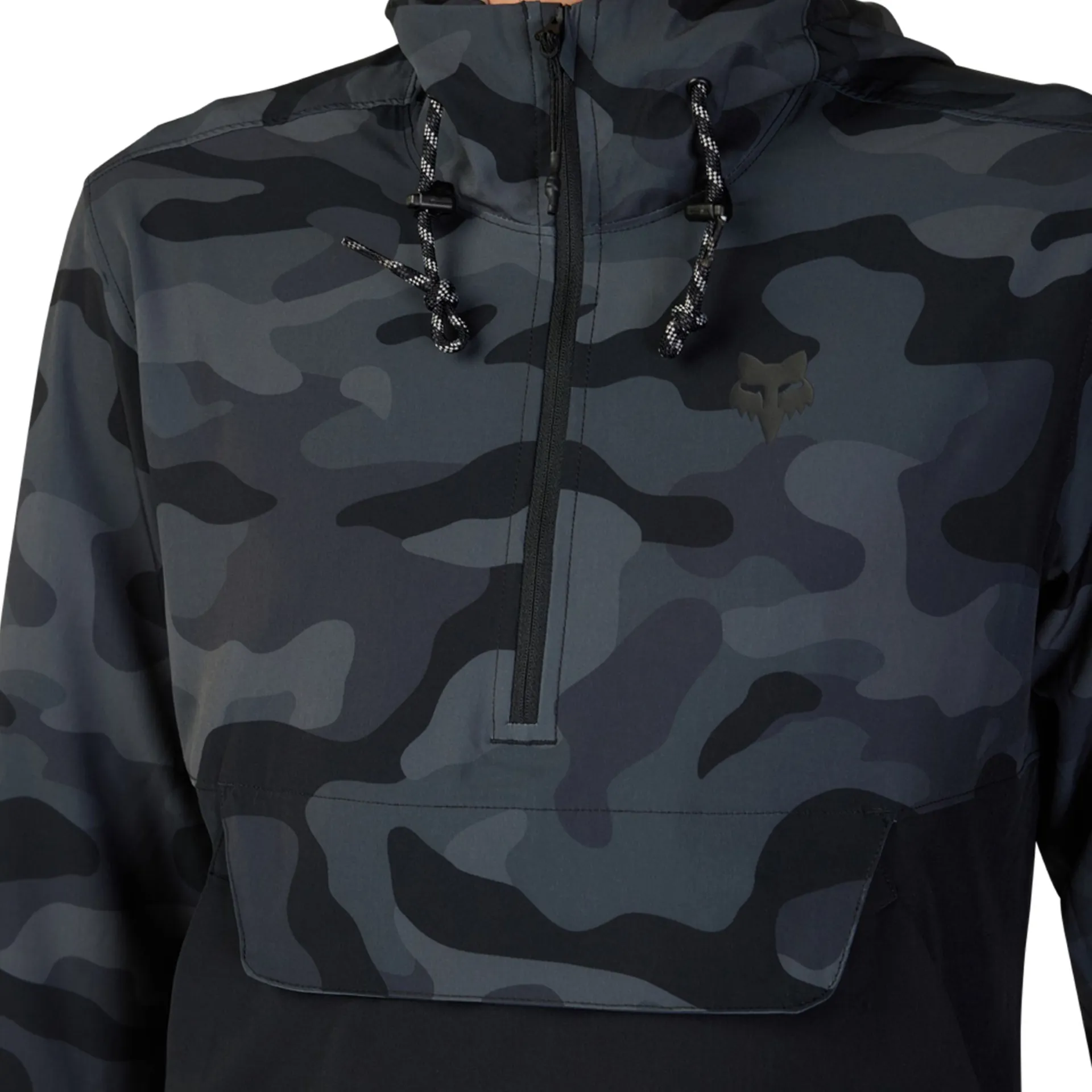 Maillot VTT Fox Ranger Elevated Enduro - Manches Longues - Noir Camouflage - Taille S