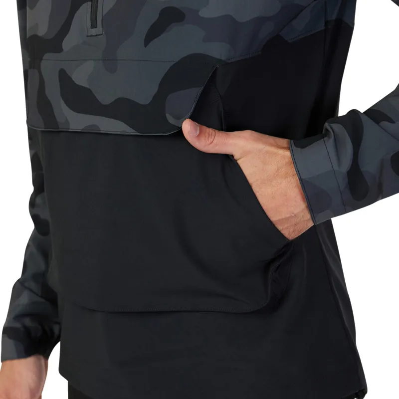 Fox Ranger Wind MTB Pullover Black Camo-4