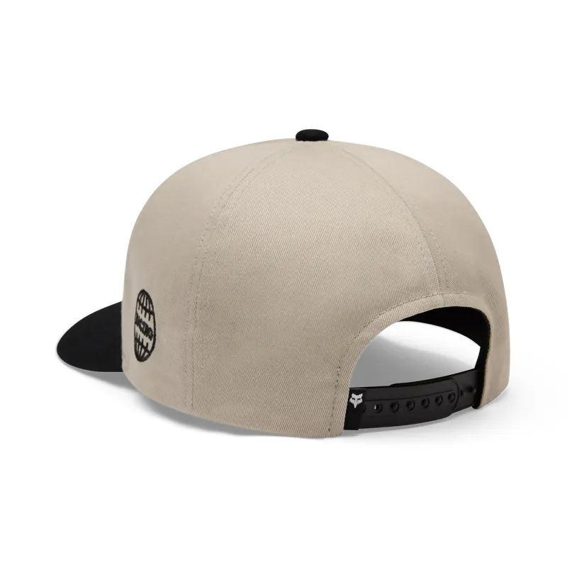 Fox Shadow Snapback Hat One Size White Chalk-1