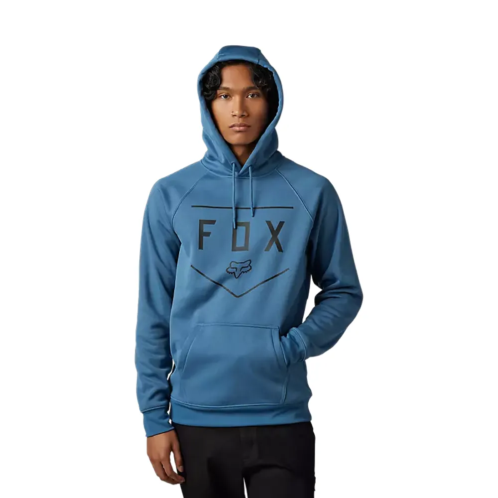 Image of Fox Shield Pullover Fleece Dark Slate Blue