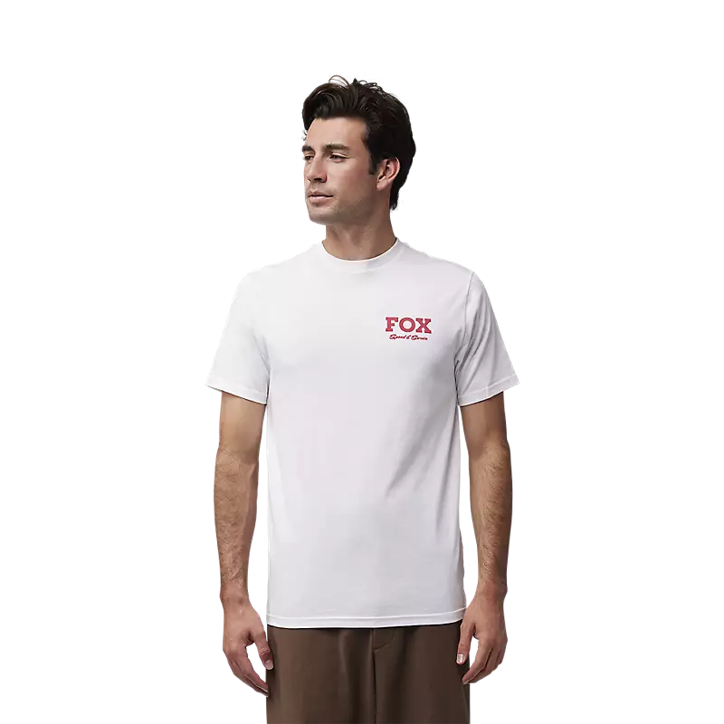 Fox Speed and Service Prem Short Sleeve Tee Shirt White-2