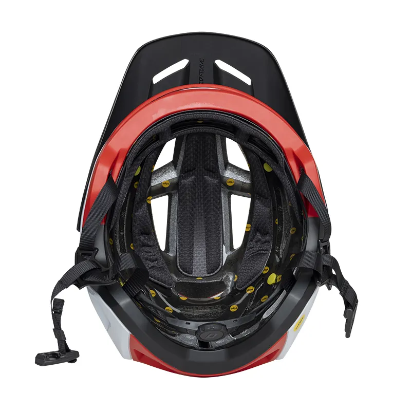 Fox Speedframe Pro MIPS MTB Helmet Klif Fluorescent Red-4