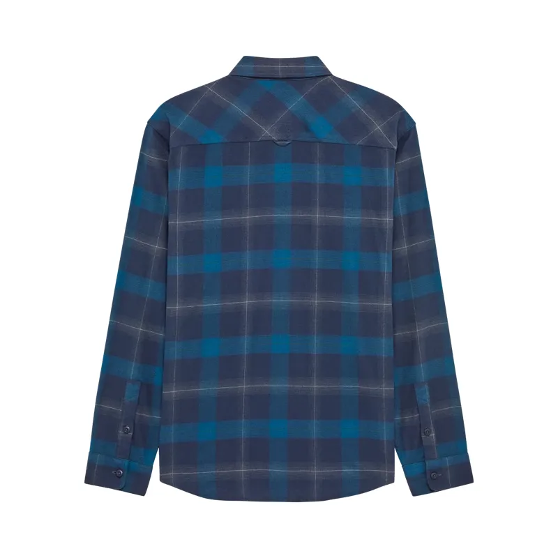Fox Survivalist Core Flannel Long Sleeve Shirt Midnight Blue-1