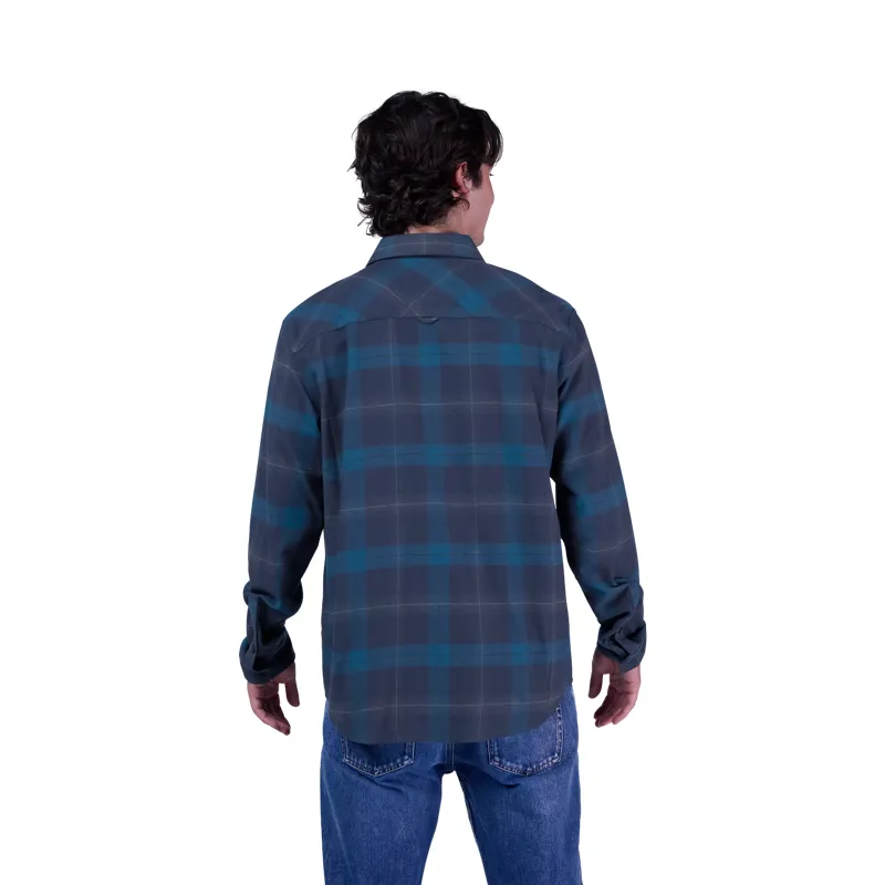 Fox Survivalist Core Flannel Long Sleeve Shirt Midnight Blue-3