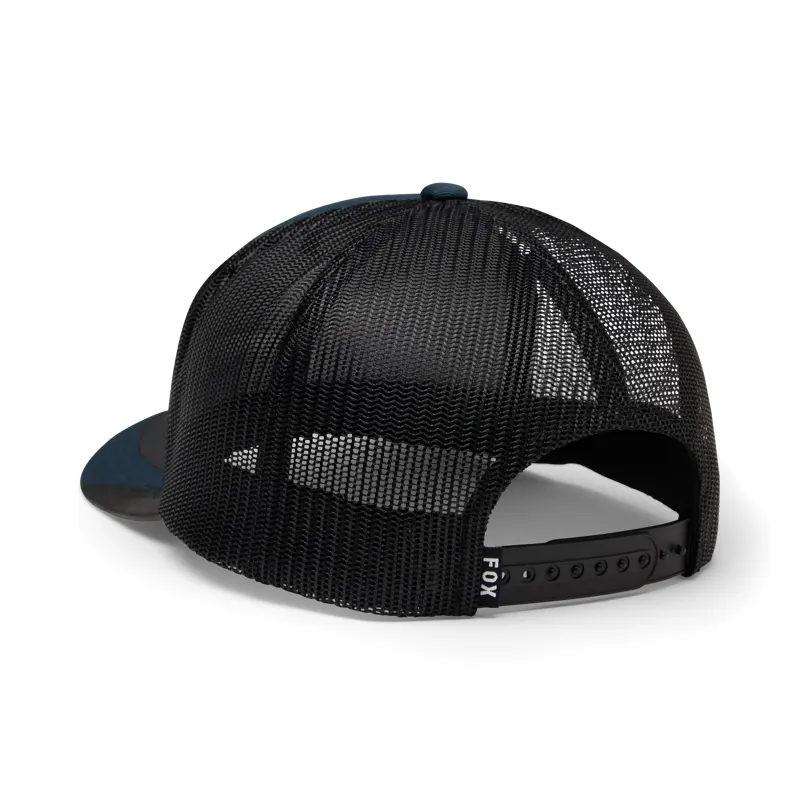 Fox Vision Mesh Trucker Hat One Size Deep Cobalt-1