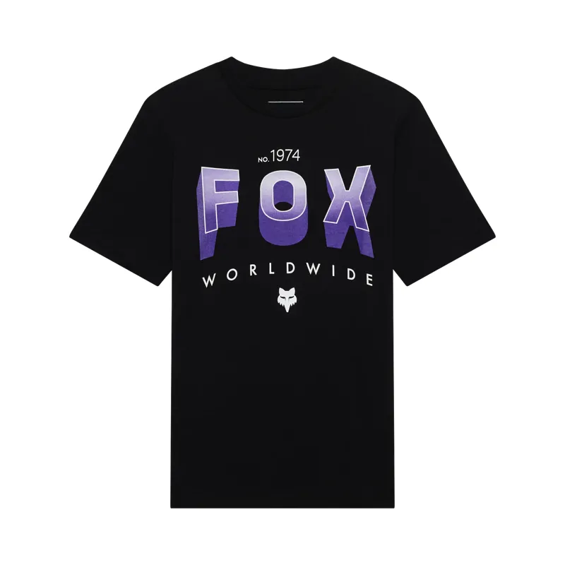 Fox Block Youth Short Sleeve Tee Ultra Black