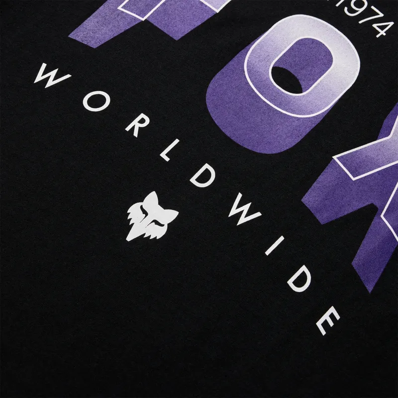 Fox Block Youth Short Sleeve Tee Ultra Black-2