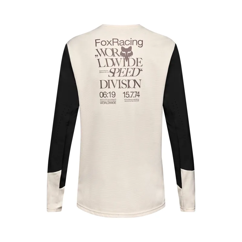 Fox Defend Park Special Edition Youth Long Sleeve Jersey Chalk-1