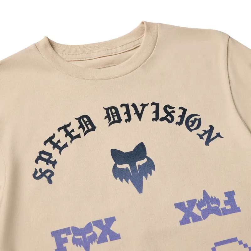 Fox Icon Youth Short Sleeve Tee Tan-3