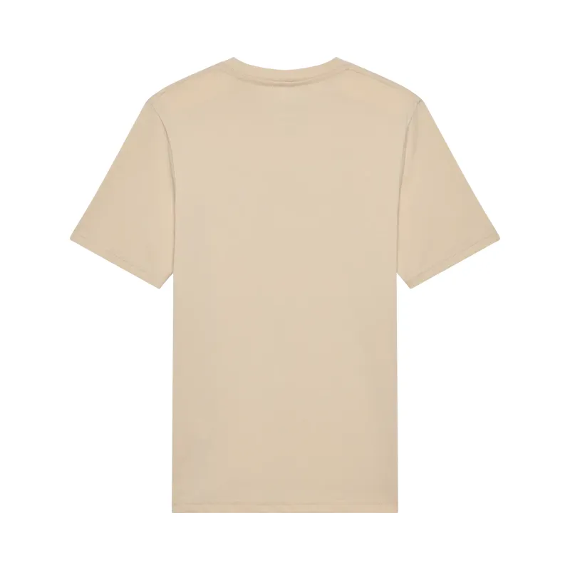Fox Image Print Youth Short Sleeve Tee Tan-1