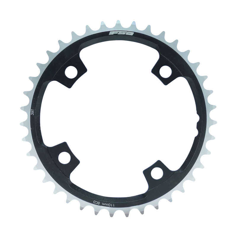 FSA Gossamer ABS Road 110BCD 2x11 Chainring 4H Black-1