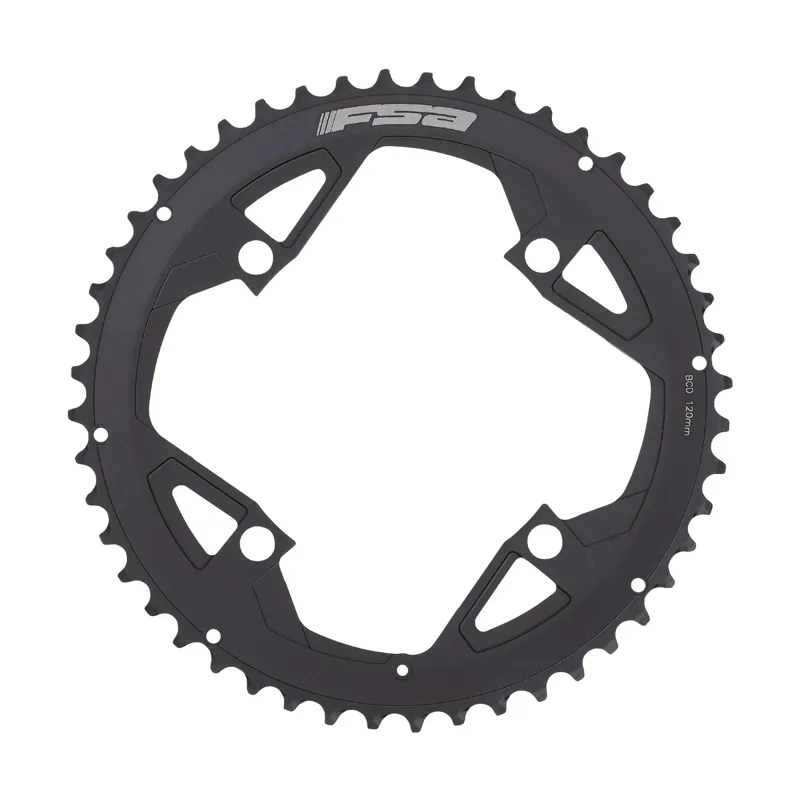 FSA Gossamer ABS Road 120BCD 2x11 Chainring 4H Black 