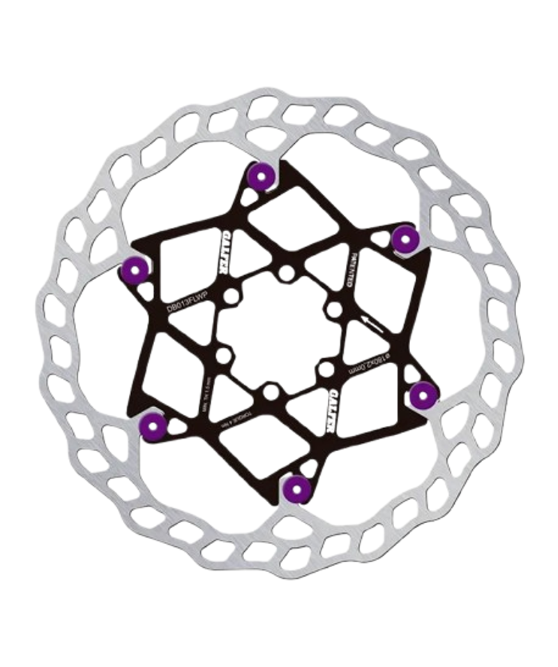 Galfer Wave Floating Disc Rotor 6 Bolt Purple