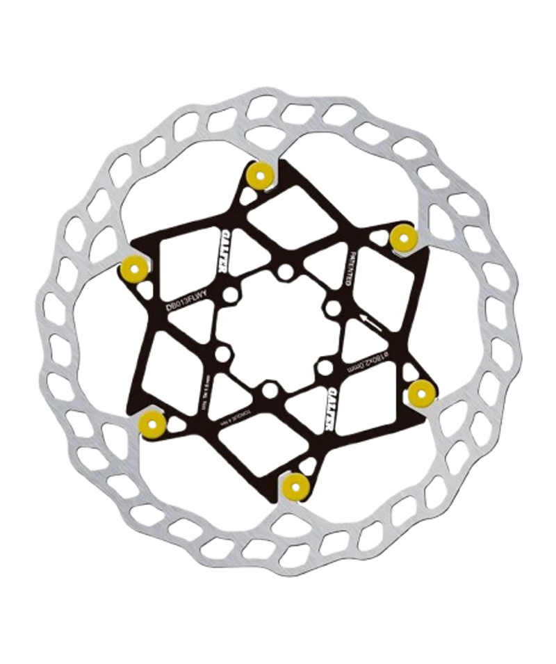 Galfer Wave Floating Disc Rotor 6 Bolt Gold