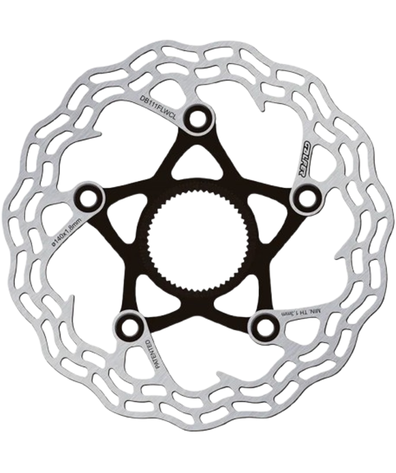 Galfer Shark Road Disc Rotor Centerlock Silver