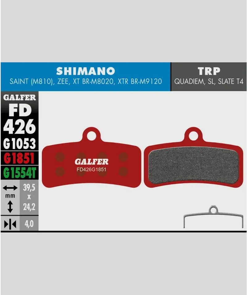 Galfer Advanced Bike Saint Zee Disc Brake Pad-1