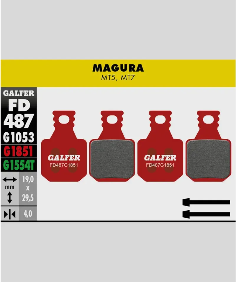 Galfer Advanced Bike Magura MT5/MT7 Disc Brake Pad-1