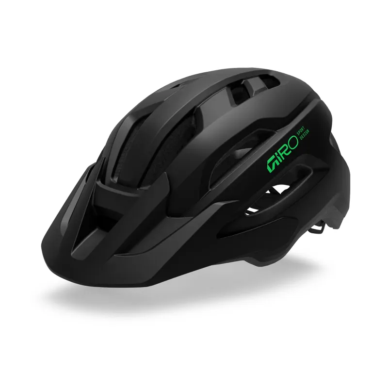 Giro Fixture II Mips Youth MTB Helmet Black/Green-1