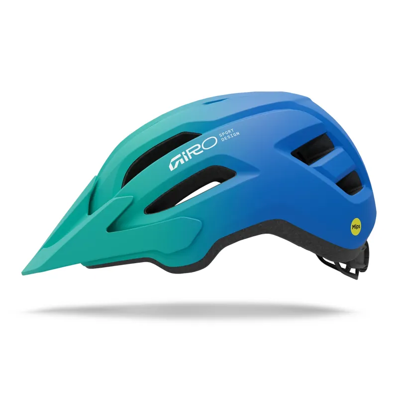 Giro Fixture II Mips Youth MTB Helmet Dark Sage/Sapphire-3