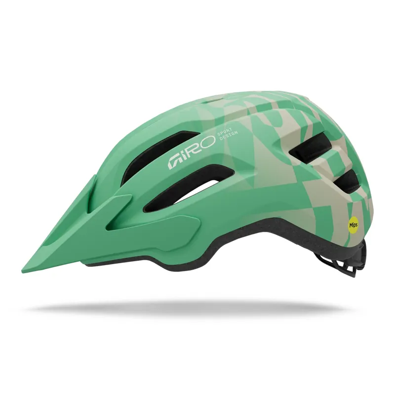 Giro Fixture II Mips Youth MTB Helmet Green Rush-3