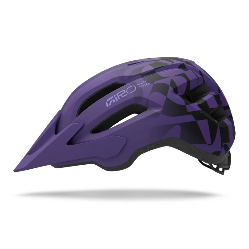 Giro Fixture II Youth MTB Helmet Purple Rush-3