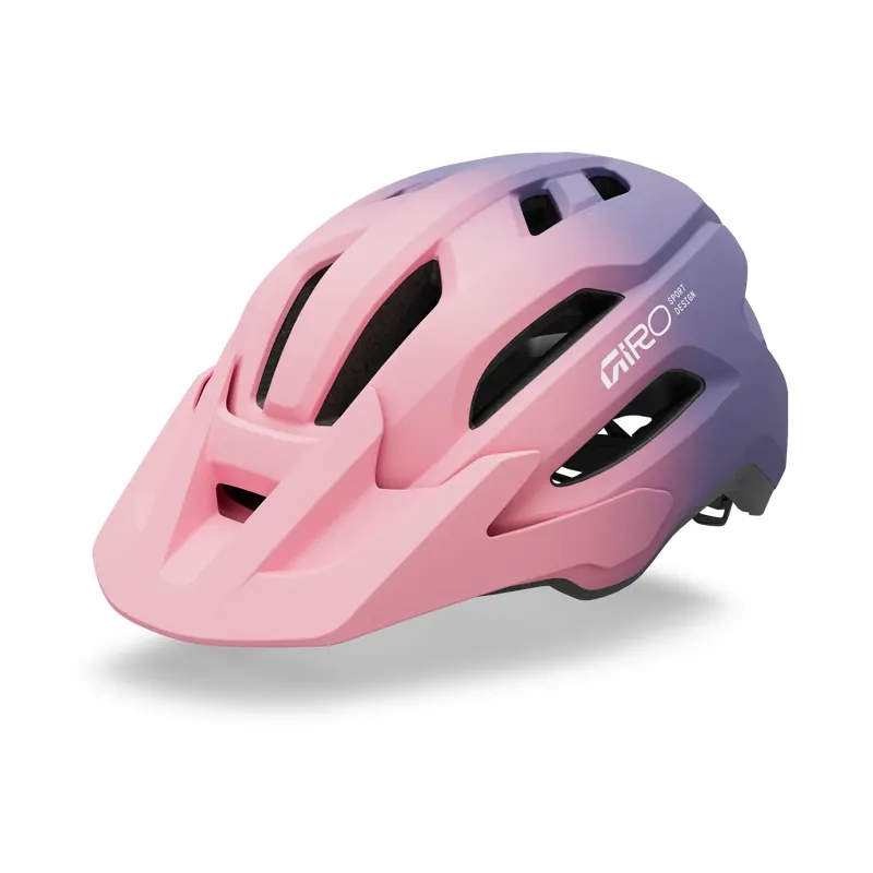 Giro Fixture II Youth MTB Helmet Pink/Purple-2